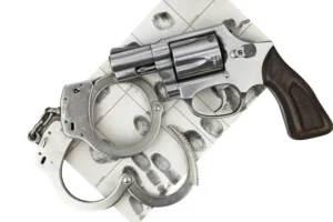 Forensic evidence in a gun crime