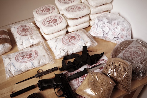 Federal Drug Distribution Charge Concept