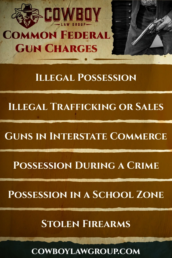 get yourself a cowboy lawyer to help if you're facing federal weapons charges