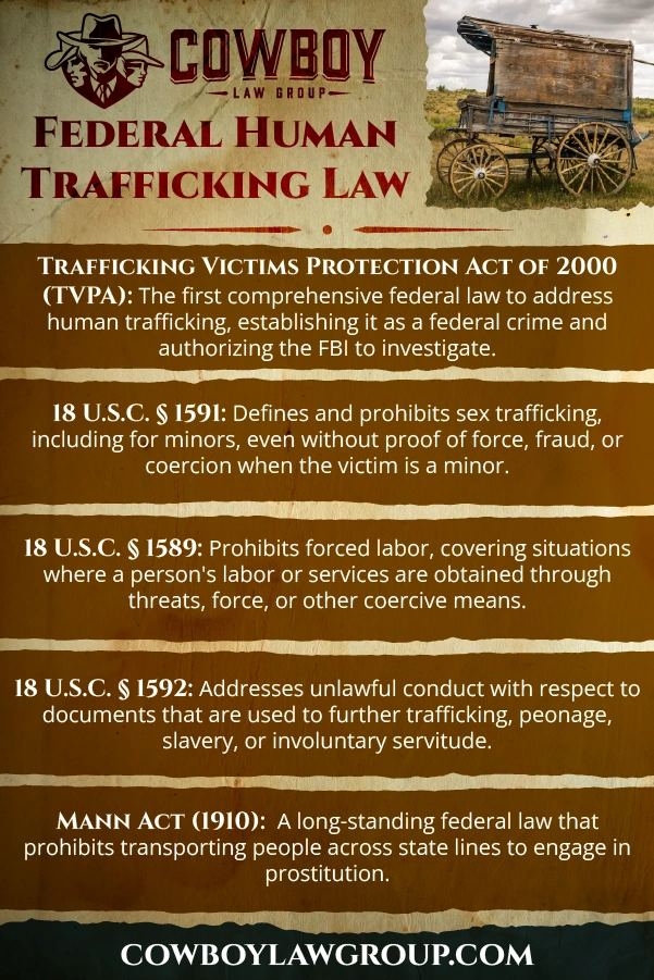 get yourself a cowboy lawyer to help if you're facing federal human trafficking charges