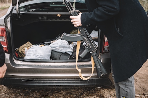 Arms Trafficking Concept