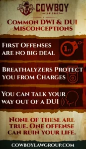 Common misconceptions about DWI and DUI charges